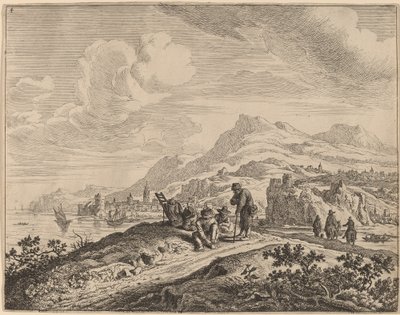 Vista del fiume Reno da Jan van Aken after Herman Saftleven