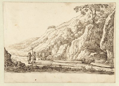 Paesaggio con pastori e mucche da Jan van Almeloveen