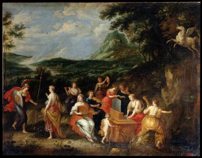 Pallade Atena e Muse, 1630s da Jan van Balen