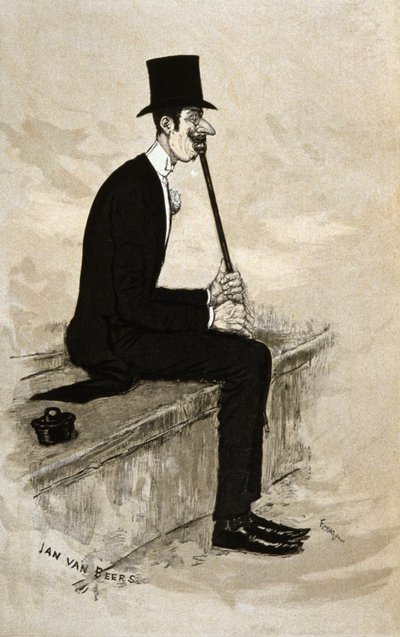 Un uomo della società parigina da Jan van Beers