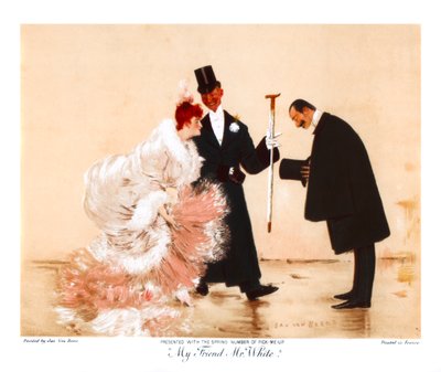 Il mio amico Mr White, c1870-1920 da Jan van Beers