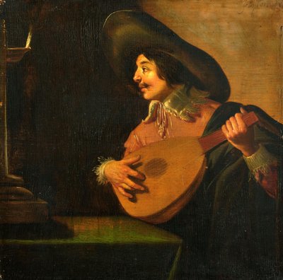 Il suonatore di liuto da Jan van Bijlert