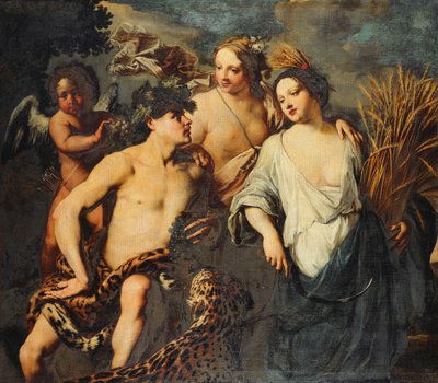 Sine Cerere et Baccho friget Venus, 1645 da Jan van Bike Miel