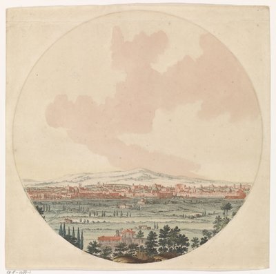 Veduta della città di Roma e del paesaggio circostante da Jan van Call (I) (possibly)
