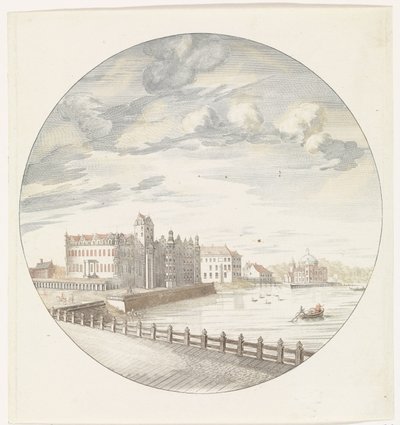 Vista del castello cittadino di Berlino dal lato del fiume da Jan van Call (I) (possibly)
