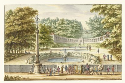 Anfiteatro a Kleve, visto da sud da Jan van Call (I)