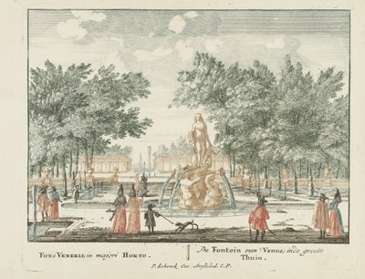 La fontana di Venere nel grande giardino del Palazzo Het Loo da Jan van Call (I)