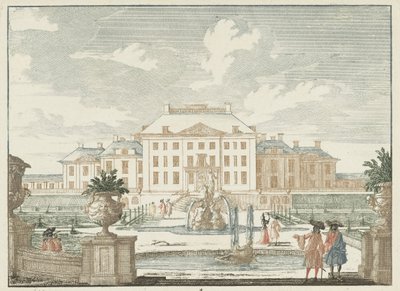 Veduta del retro del Palazzo Het Loo da Jan van Call (I)