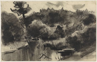 Stagno nella foresta da Jan van Essen