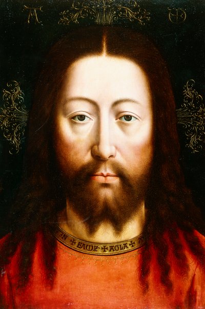 Un trittico con Cristo come Salvator Mundi da Jan van Eyck