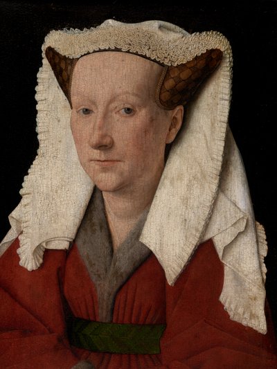 Ritratto di Margareta van Eyck (dettaglio) da Jan van Eyck