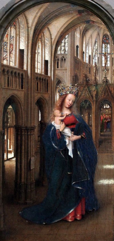 Tedesco: Die Madonna in der Kirche La Madonna nella Chiesa da Jan van Eyck