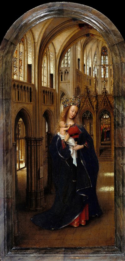 Tedesco: Die Madonna in der Kirche La Madonna nella Chiesa da Jan van Eyck
