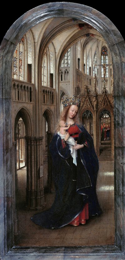 Tedesco: Die Madonna in der Kirche La Madonna nella Chiesa da Jan van Eyck