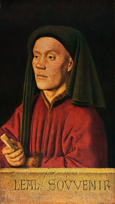 Ritratto di un uomo Léal Souvenir, 1432, 1909 da Jan van Eyck