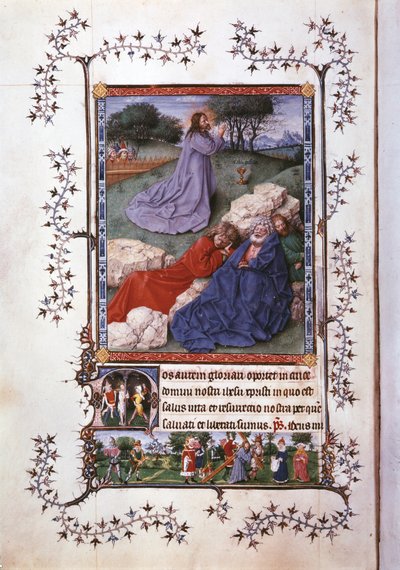 Preghiera sul Monte degli Ulivi da Jan van Eyck