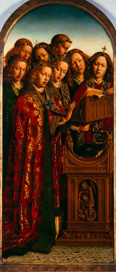 Polittico di Gand. Adorazione dell