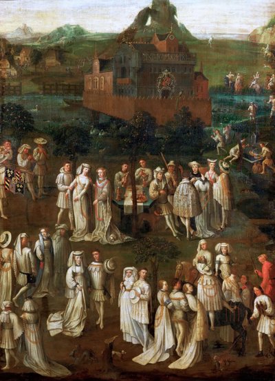 Il matrimonio di Filippo il Buono con Isabella del Portogallo, gennaio 1430 da Jan van Eyck