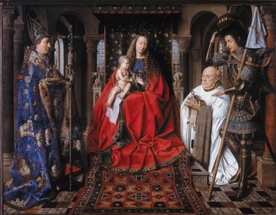Vergine e Bambino con il canonico van der Paele da Jan van Eyck