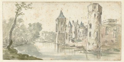 Veduta del castello di Egmond da Jan van Goyen (possibly)
