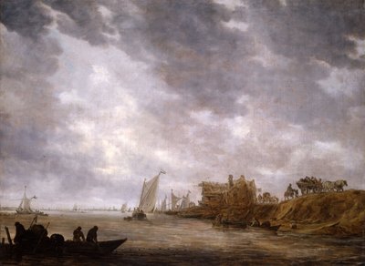 Scena fluviale, 1642 da Jan van Goyen