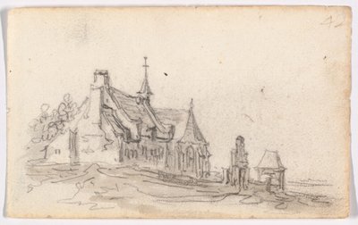 Casa del lebbroso a Cleves da Jan van Goyen