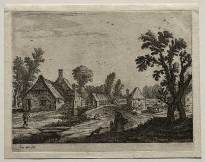 La tavola sul ruscello da Jan van Goyen