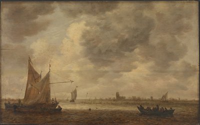 Il fiume Oude Maas vicino a Dordrecht da Jan van Goyen