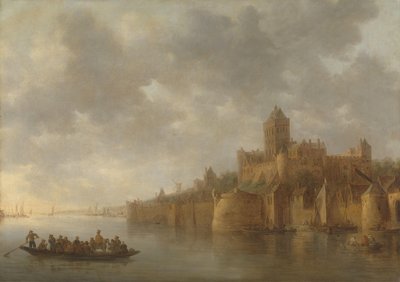 Il Valkhof a Nimega da Jan van Goyen