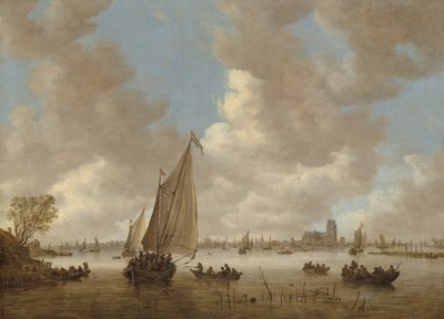 Vista di Dordrecht dal nord da Jan van Goyen