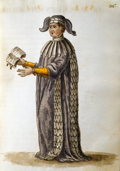 Un accademico erudito da Jan van Grevenbroeck