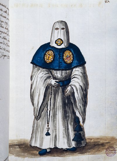 Arciconfraternita del suffragio del Rosario, fondata nella Chiesa delle Suore dello Spirito Santo a Venezia, Volume II, f 87 da Jan van Grevenbroeck