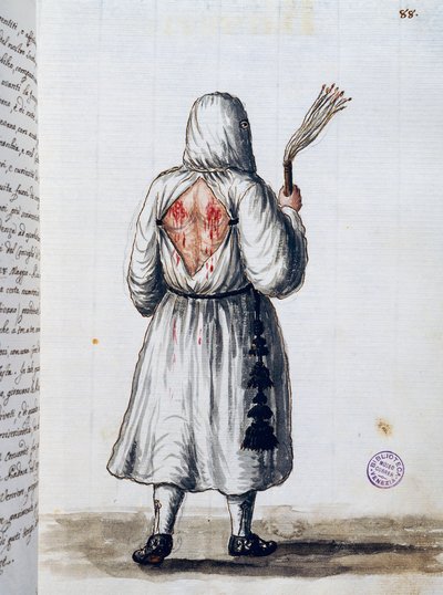 Confraternita dei Battuti, arrivata dal nord nel 1399 e non accettata a Venezia dal Doge Antonio Venier, Volume II, f 88 da Jan van Grevenbroeck