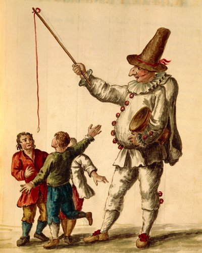 Giochi di carnevale, acquerello di Giovanni Grevembroch da Jan van Grevenbroeck