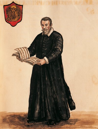 Ritratto del compositore italiano Claudio Monteverdi da Jan van Grevenbroeck