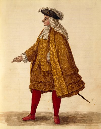 Abito da cavaliere, Gli Abiti de Veneziani da Jan van Grevenbroeck
