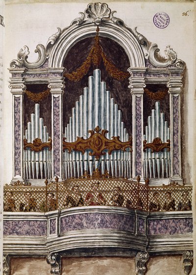 Orfani che cantano, organo del coro della chiesa dell