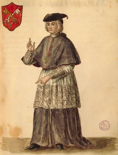 Legato papale alla Serenissima, Gli Abiti de Veneziani da Jan van Grevenbroeck
