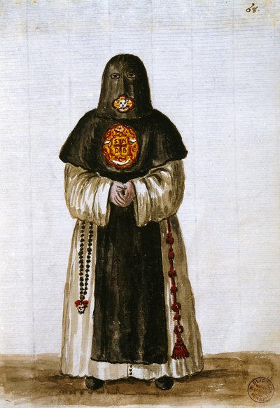 Abiti della Confraternita del Nome di Dio da Jan van Grevenbroeck