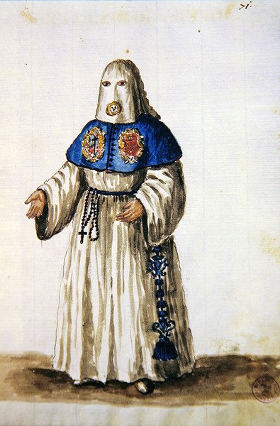 Abiti della Confraternita della Sofferenza della Croce da Jan van Grevenbroeck