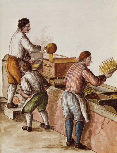 Raffineria di cera veneziana da Jan van Grevenbroeck