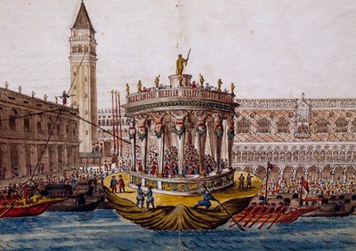Teatro del mondo, torneo a Venezia della Confraternita dei Cavalieri del Giarrettiera da Jan van Grevenbroeck