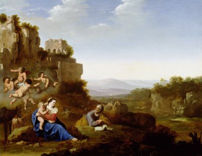 La Sacra Famiglia da Jan van Haensbergen