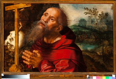 Rappresentazione di San Girolamo da Jan van Hemessen
