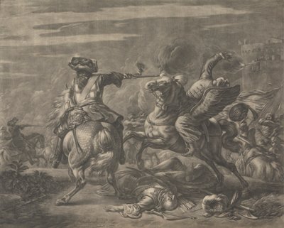 Scena di battaglia - Morte di un turco da Jan van Huchtenburg