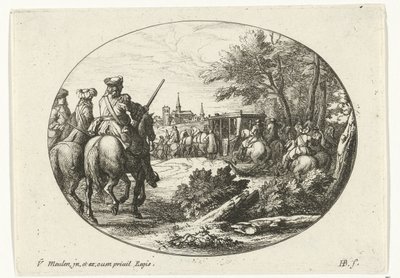 Assedio di una città da Jan van Huchtenburg
