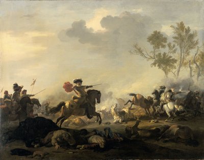 Attacco di cavalleria da Jan van Huchtenburg