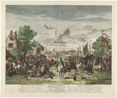 Mercato dei cavalli, ca. 1702 da Jan van Huchtenburg