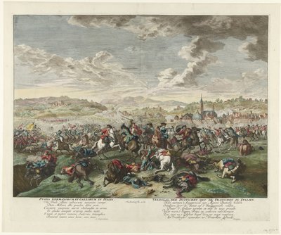 Battaglia di cavalieri in Italia settentrionale, ca. 1702-1703 da Jan van Huchtenburg