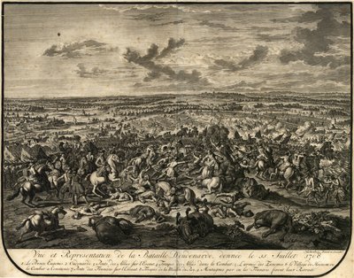 Archivio municipale. Stampa. La battaglia di Oudenaarde da Jan van Huchtenburgh
